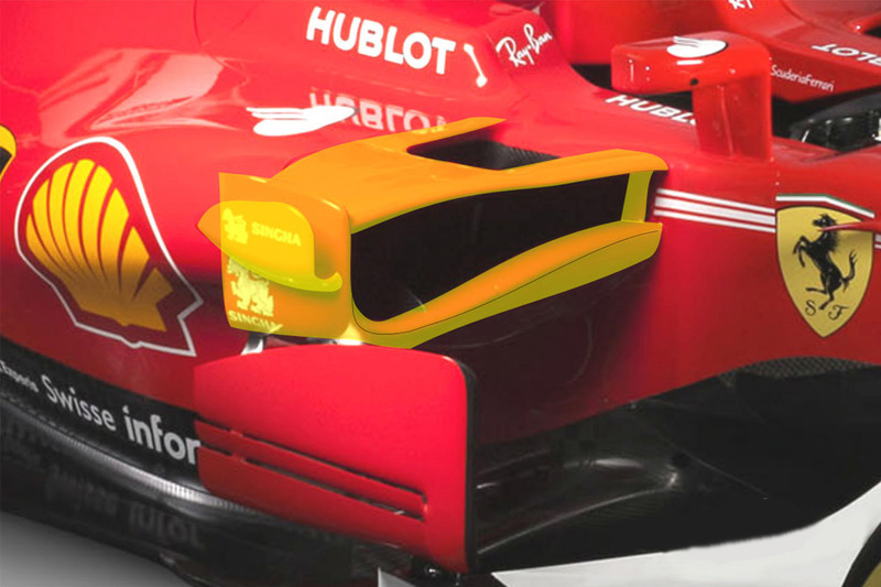 SF70H Side pods