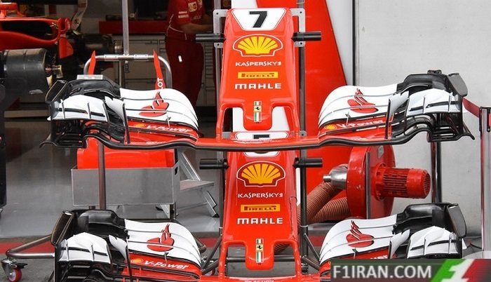 بالچه جلوی ماشین SF70H تیم فراری
