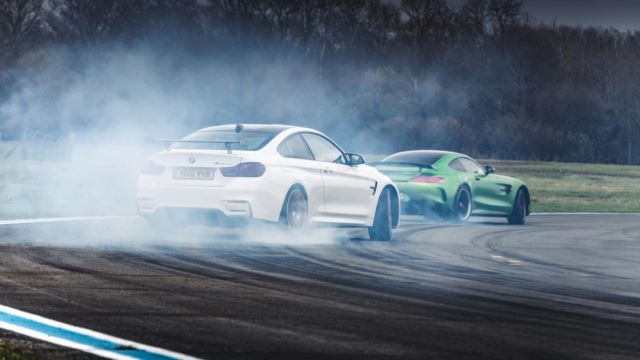 مرسدس amg gtr و بی ام و m4 gts