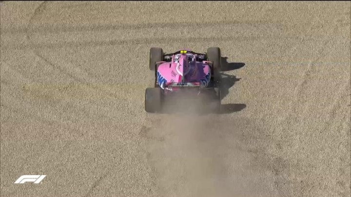 Ocon explores one of Melbourne's many gravel traps