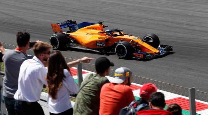 Fernando alonso in spain gp