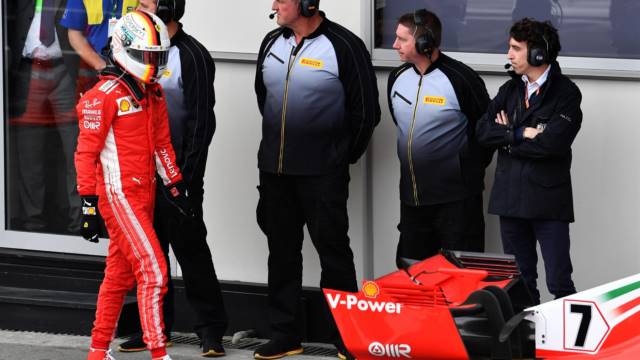 سباستین فتل بعد از مسابقه - باکو 2018