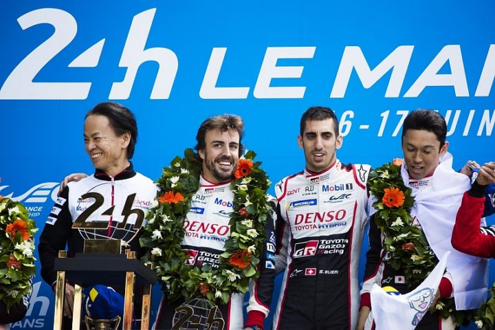 Alonso , Buemi , Nakajima