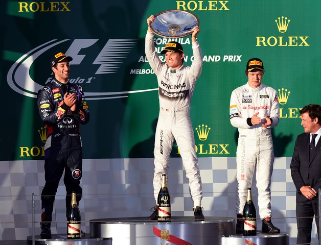 Nico at australian gp 2014