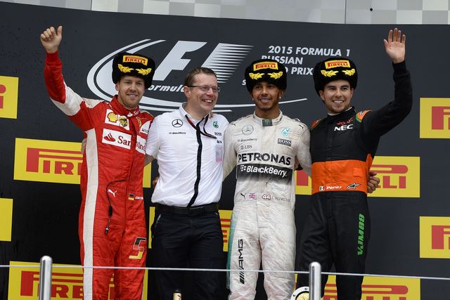 Russian 2015 Podium