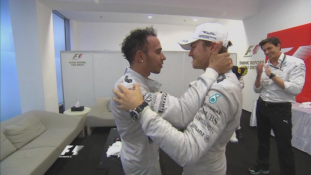 Lewis and Nico Abu dhabi 2014