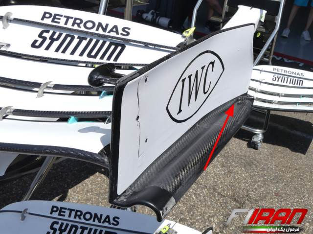 صفحه جانبی اندپلیت بال جلوی مرسدس