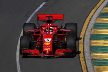 Vettel performs the first (install) lap of F1