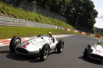همیلتون در Nordschleife پیست نوربرگرینگ