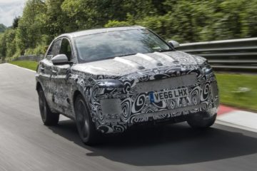 E-Pace testing nurburgring