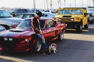 لوئیس همیلتون و ماستنگ شلبی او