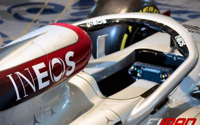 مرسدس W11 فرمول یک 2020 با طرح INEOS